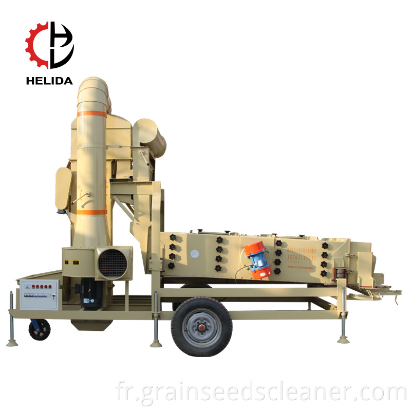 Sorghum Seed Combined Cleaner Wind Sieve Gravity Grading Cleaner